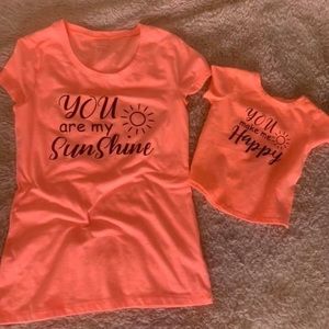 Mommy and me shirts